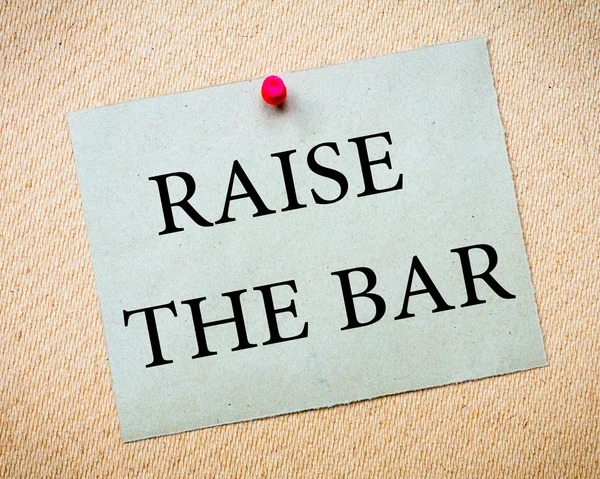 Raise The Bar — Stock Photo, Image