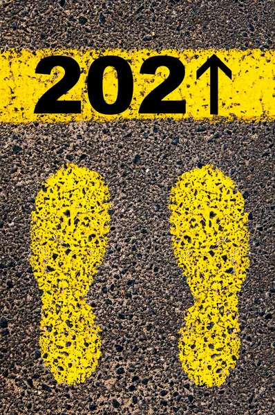 Year 2021 is coming message. Conceptual image — Stock Photo, Image