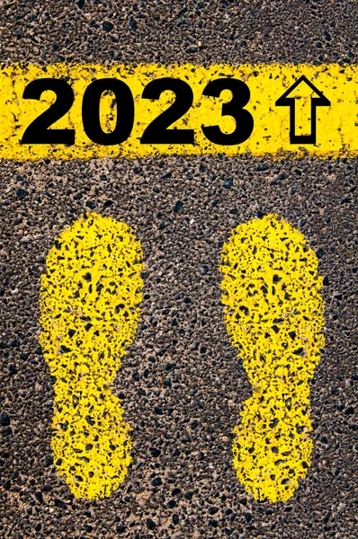 Year 2023  is coming message. Conceptual image — Stock Photo, Image