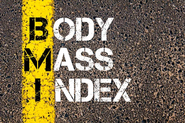 Akronym bmi - Body Mass Index — Stockfoto