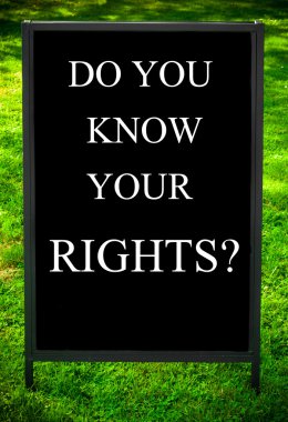 Haklarınızı biliyor musunuz?