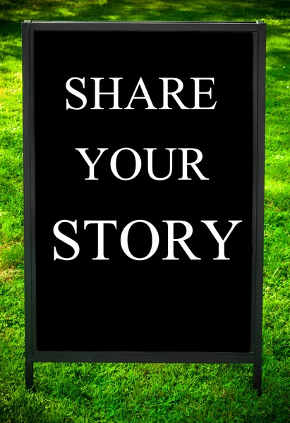 Sdílet svůj příběh — Stock fotografie