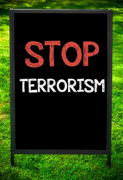 Stoppa terrorismen — Stockfoto