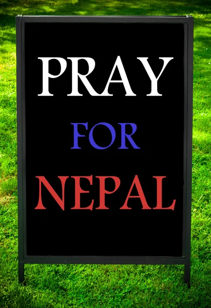 PRAY FOR NEPAL — Stock Photo, Image