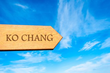 Ahşap ok işareti işaret hedef Ko Chang