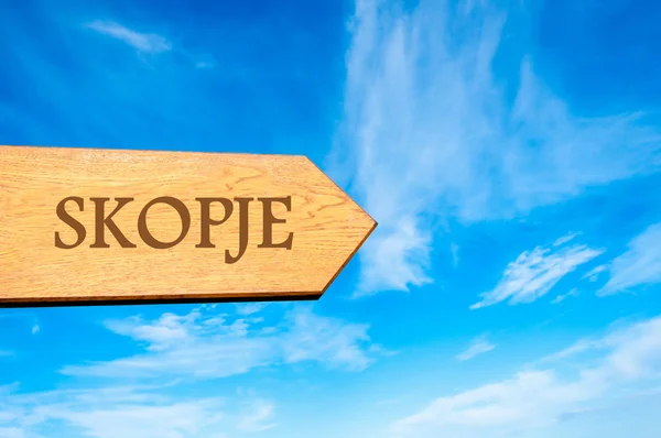 Destination Skopje, Mazedonien — Stockfoto