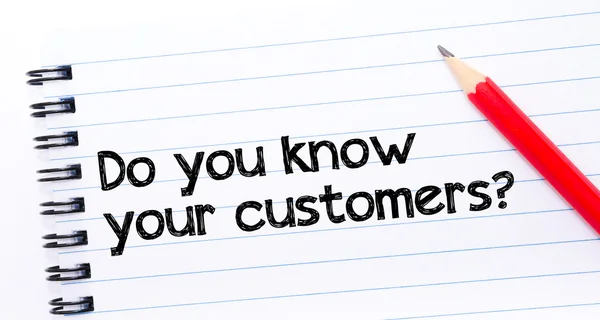 Do you know your customers? — Stock Photo, Image