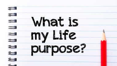 Not defteri sayfa üzerinde yazılı benim hayat amacı metin nedir