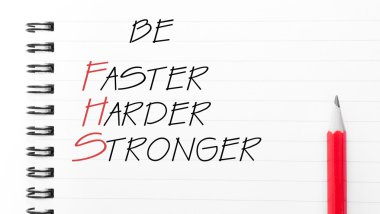 Daha hızlı, daha sert, daha güçlü olması