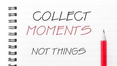 Anlar değil defter sayfa üzerinde yazılı şeyleri toplamak