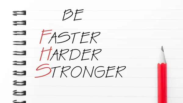 Sii più veloce, più duro, più forte — Foto Stock