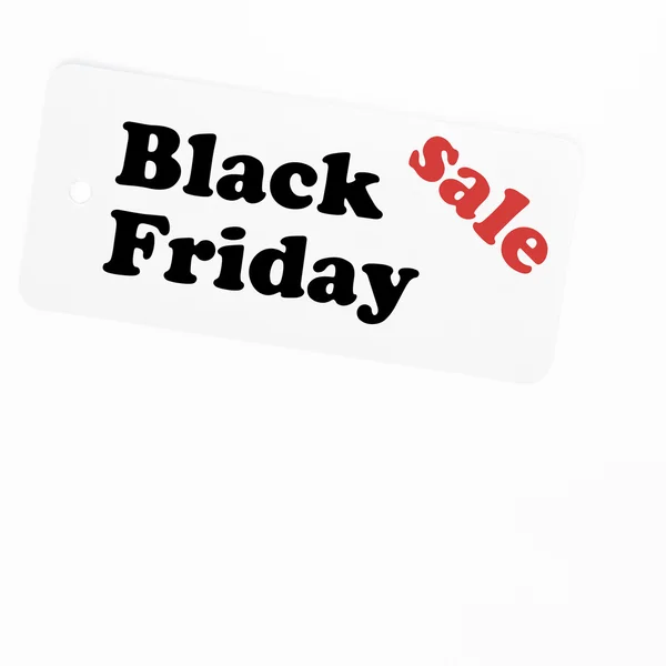 Tag Black Friday sprzedaży — Zdjęcie stockowe