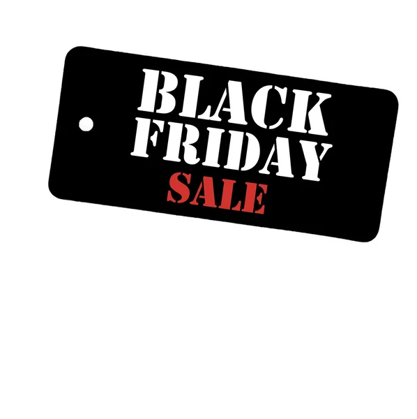 Zwarte vrijdag Sale Tag — Stockfoto