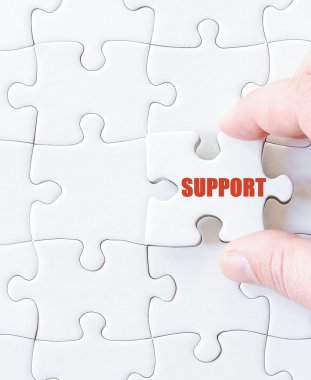 Parçalı bulmaca parçası kelime desteği ile eksik