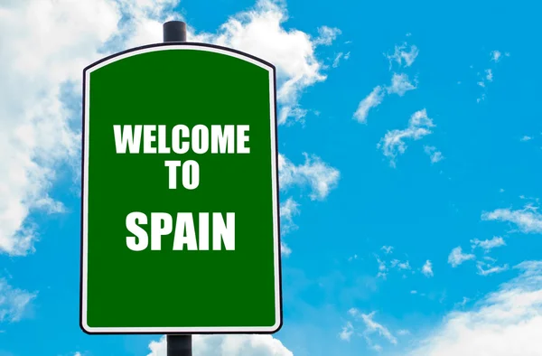 Welcome to SPAIN — Stock Photo, Image