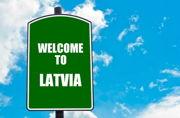 Witamy na Łotwie — Zdjęcie stockowe