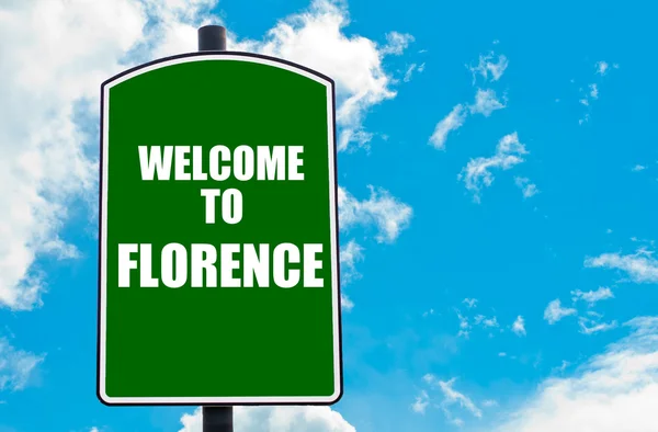 Welcome to FLORENCE — Stock Photo, Image