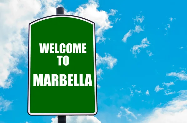 Vítejte v Marbella — Stock fotografie