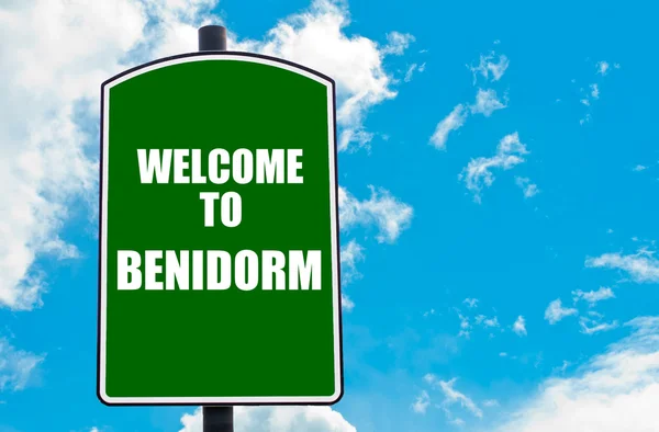 Willkommen in Benidorm — Stockfoto