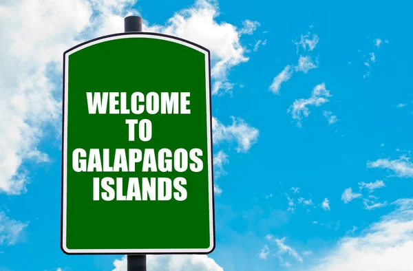 Bienvenido a las ISLAS DE GALAPAGOS —  Fotos de Stock