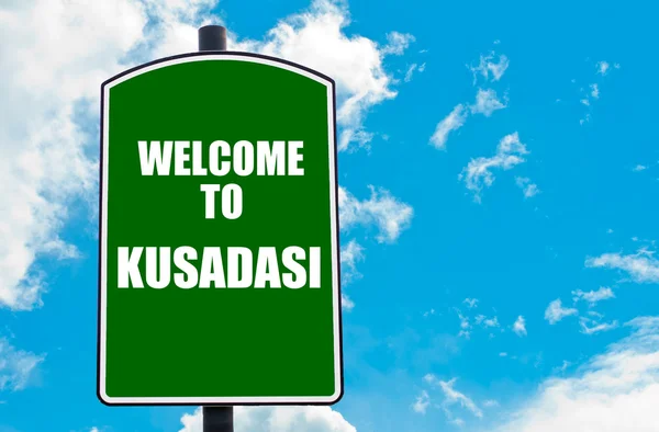 Welcome to KUSADASI — Stock Photo, Image