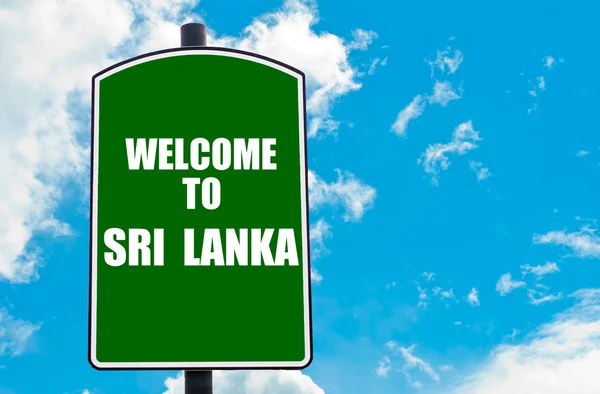 Willkommen bei sri lanka — Stockfoto