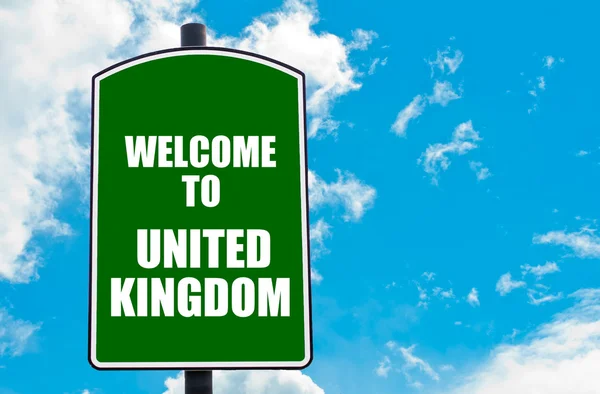 Vítejte na Spojené království — Stock fotografie