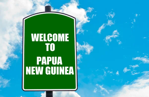 Selamat datang di PAPUA NEW GUINEA — Stok Foto