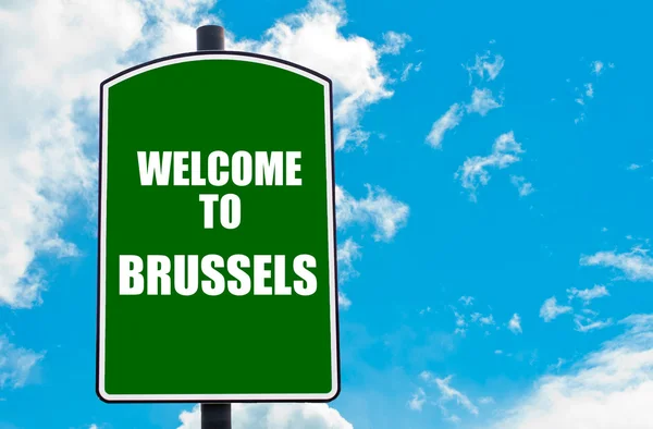 Welcome to BRUSSELS — Stock Photo, Image