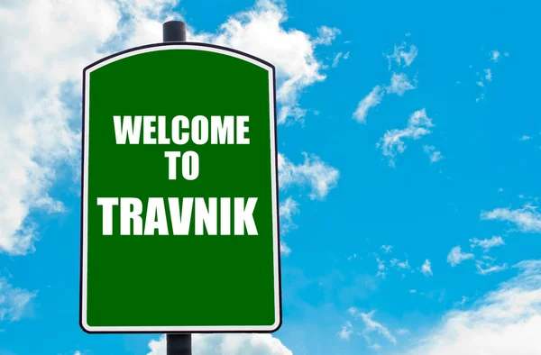 Witamy w Travnik — Zdjęcie stockowe