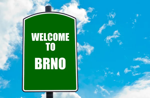 Welcome to BRNO — Stock Photo, Image