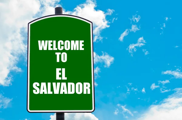 Witamy w El Salvador — Zdjęcie stockowe