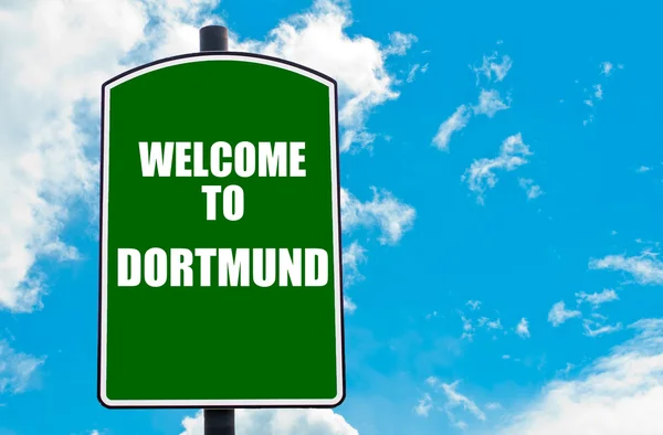 Bem-vindo ao Dortmund — Fotografia de Stock