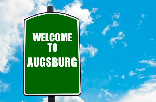 Welkom bij Augsburg — Stockfoto