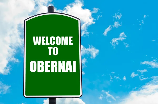 Bienvenido a OBERNAI — Foto de Stock