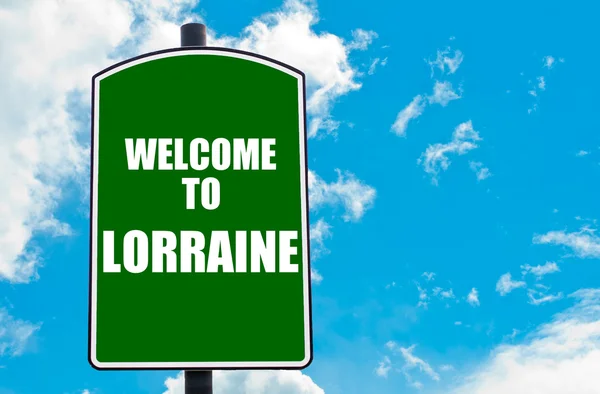 Welcome to LORRAINE — Stock Photo, Image