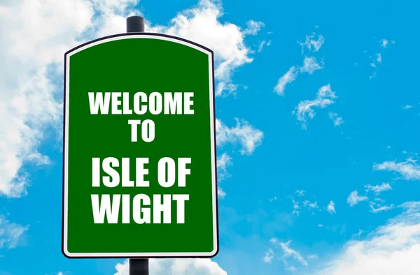 Isle Of Wight hoş geldiniz — Stok fotoğraf