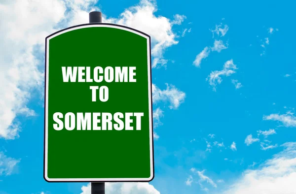 Welcome to SOMERSET — Stock Photo, Image