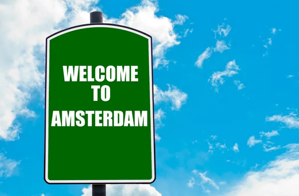 欢迎来到阿姆斯特丹 — 图库照片