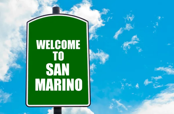 Benvenuti a SAN MARINO — Foto Stock