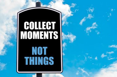 birkaç dakika değil şeyler toplamak