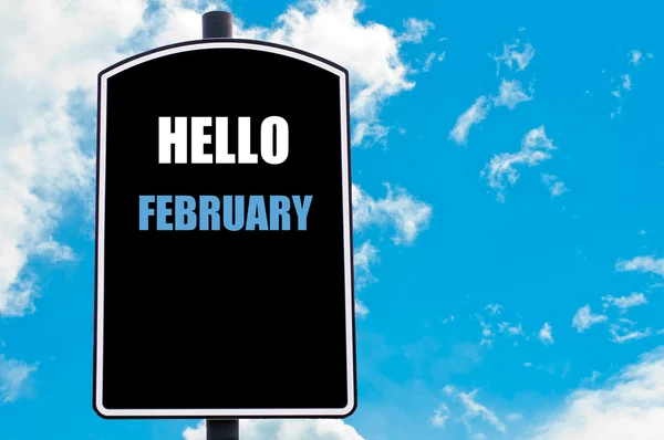 Merhaba Şubat — Stok fotoğraf