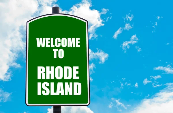 Willkommen auf Rhode Island — Stockfoto