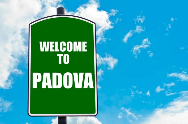 Bienvenido a PADOVA — Foto de Stock