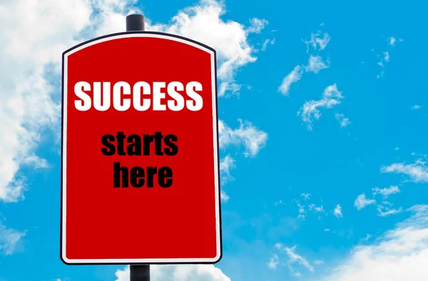 Success Starts Here — Stock Photo, Image