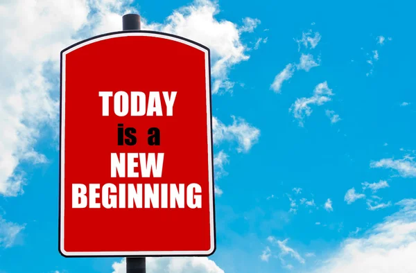 Today Is A New Beginning — Stock Photo, Image