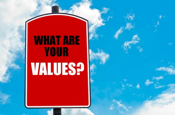 What Are Your Values? — Stock Photo, Image