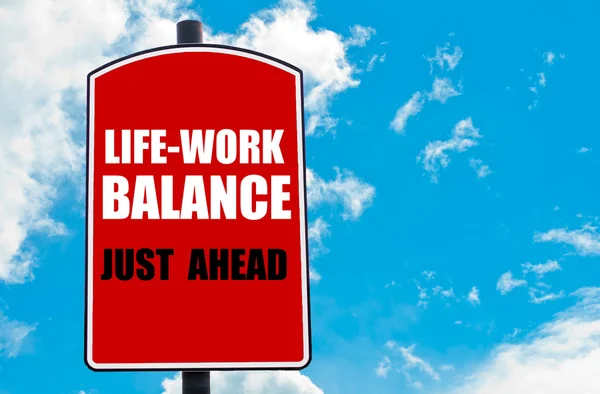 Work Life Balance alleen vooruit — Stockfoto