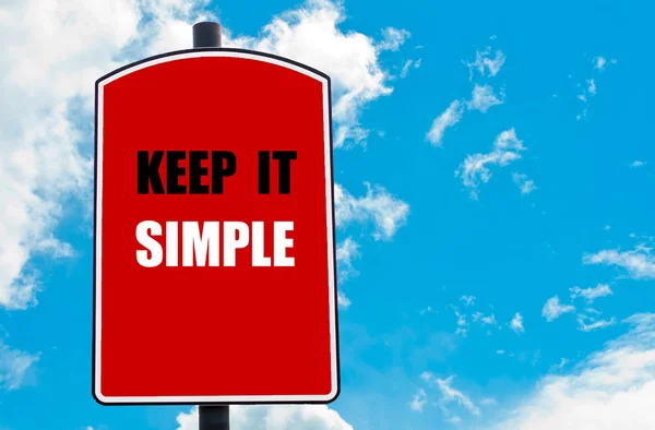 Keep It Simple — Stock Photo, Image