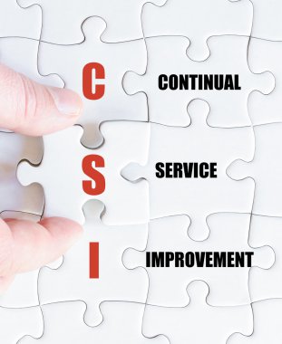 İş kısaltma CSI ile son bulmaca parçası